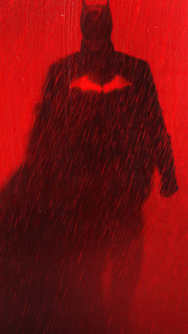 1284x2778 the batman 2022 red - movies iPhone Wallpaper