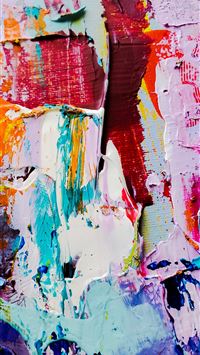 red blue and yellow abstract painting wallpaper