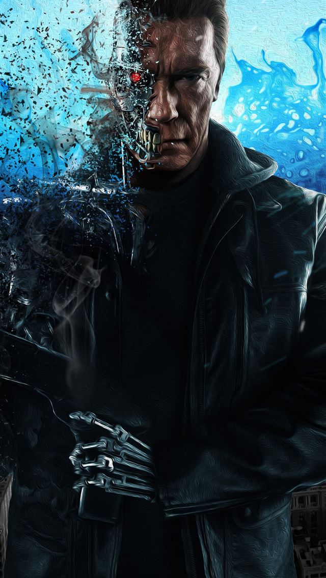 640x1136 terminator arnold -  iPhone Wallpaper
