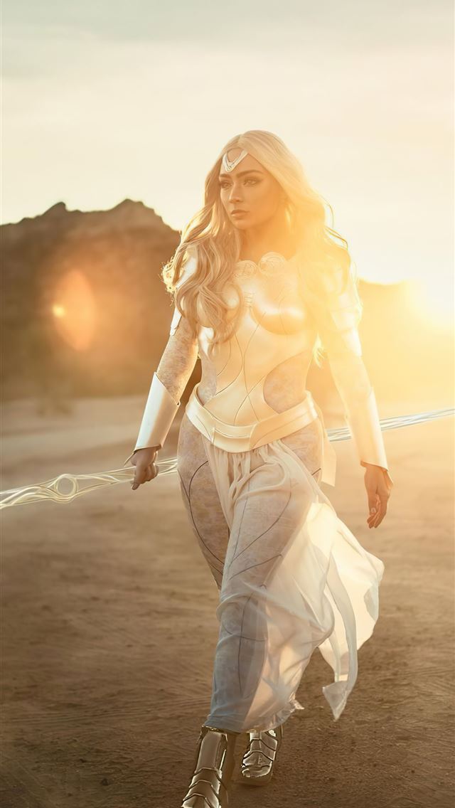 640x1136 thena x eternals 5k -  iPhone Wallpaper
