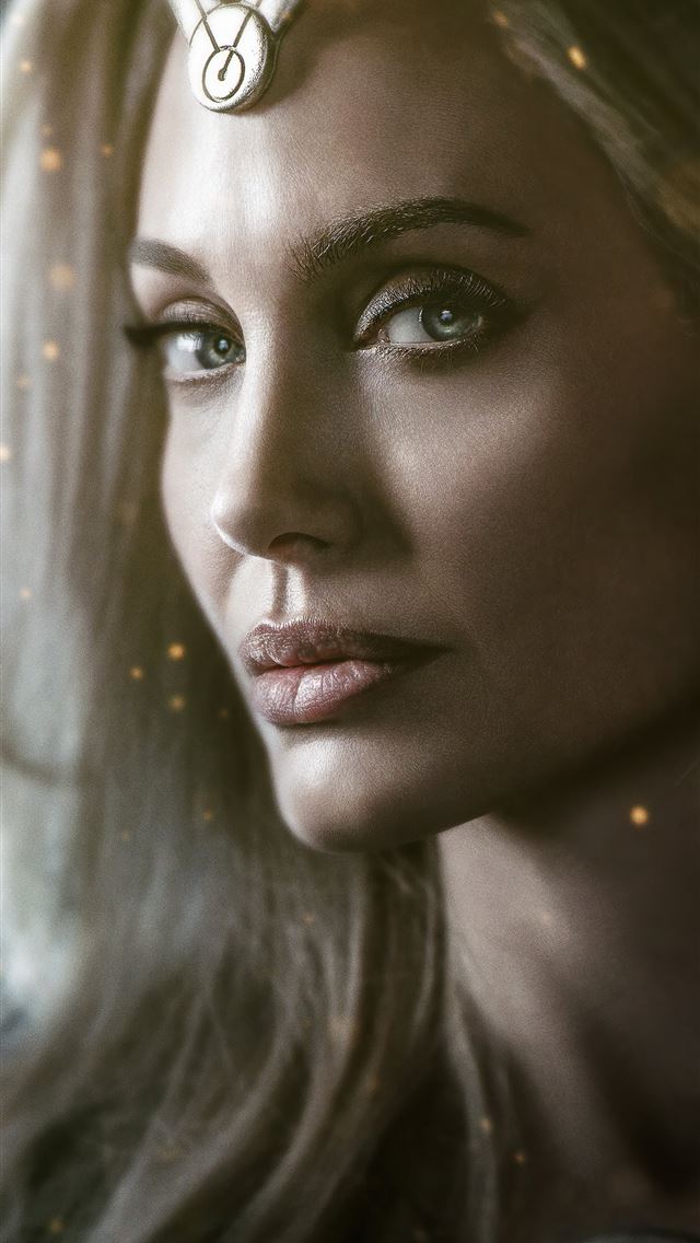 640x1136 thena eternals character poster -  iPhone Wallpaper