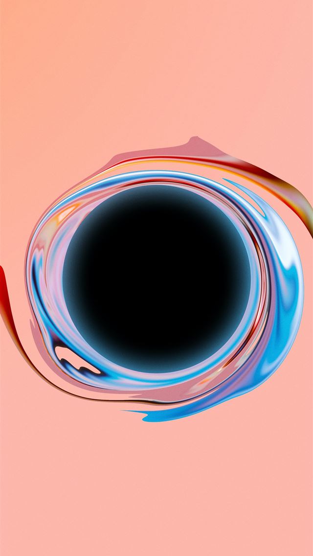 1284x2778 orange and yellow round light - art iPhone Wallpaper