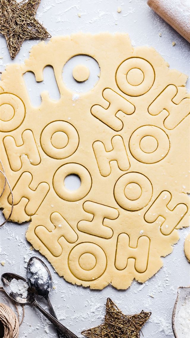 1284x2778 dough on white surface - holiday iPhone Wallpaper
