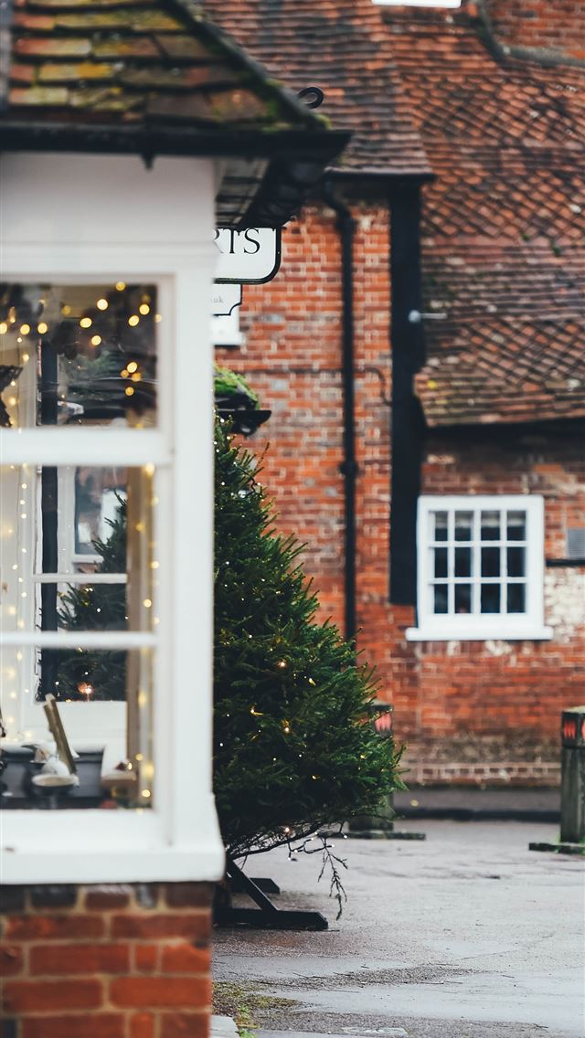 1284x2778 brown concrete house - united kingdom iPhone Wallpaper