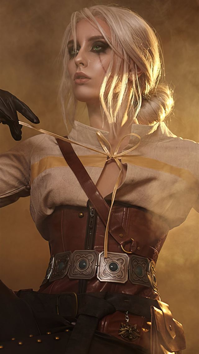 640x1136 ciri witcher cosplay 5k -  iPhone Wallpaper