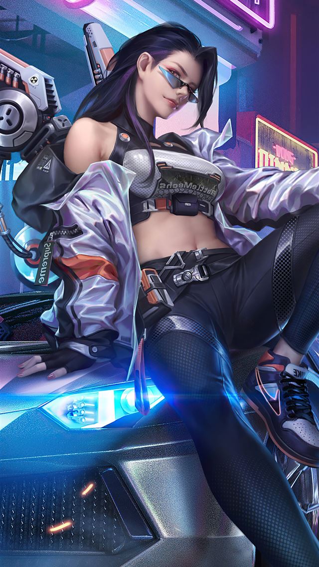 640x1136 cyberhunter 8k -  iPhone Wallpaper