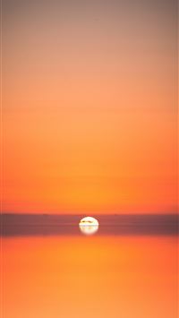 sunset on ocean wallpaper