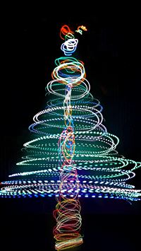 blue and white led light wallpaper