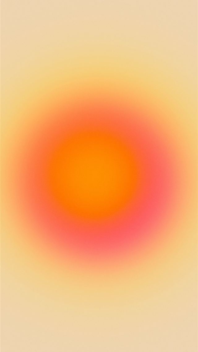1284x2778 yellow and orange sun illustration - gradient iPhone Wallpaper