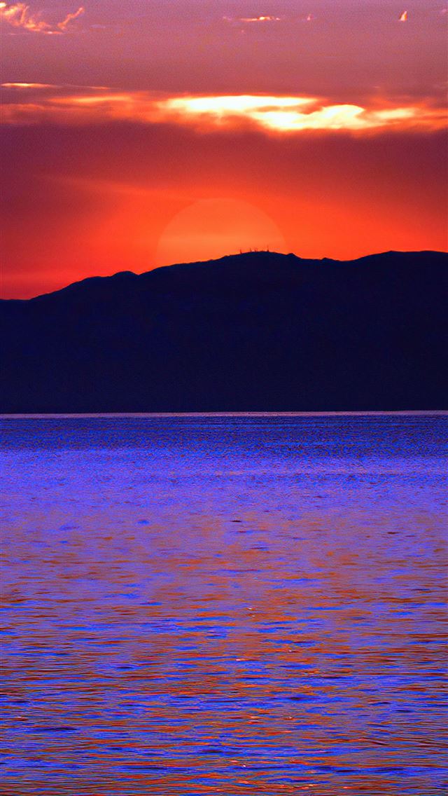1284x2778 sunset burning time 4k - nature iPhone Wallpaper