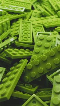 green Lego block lot wallpaper
