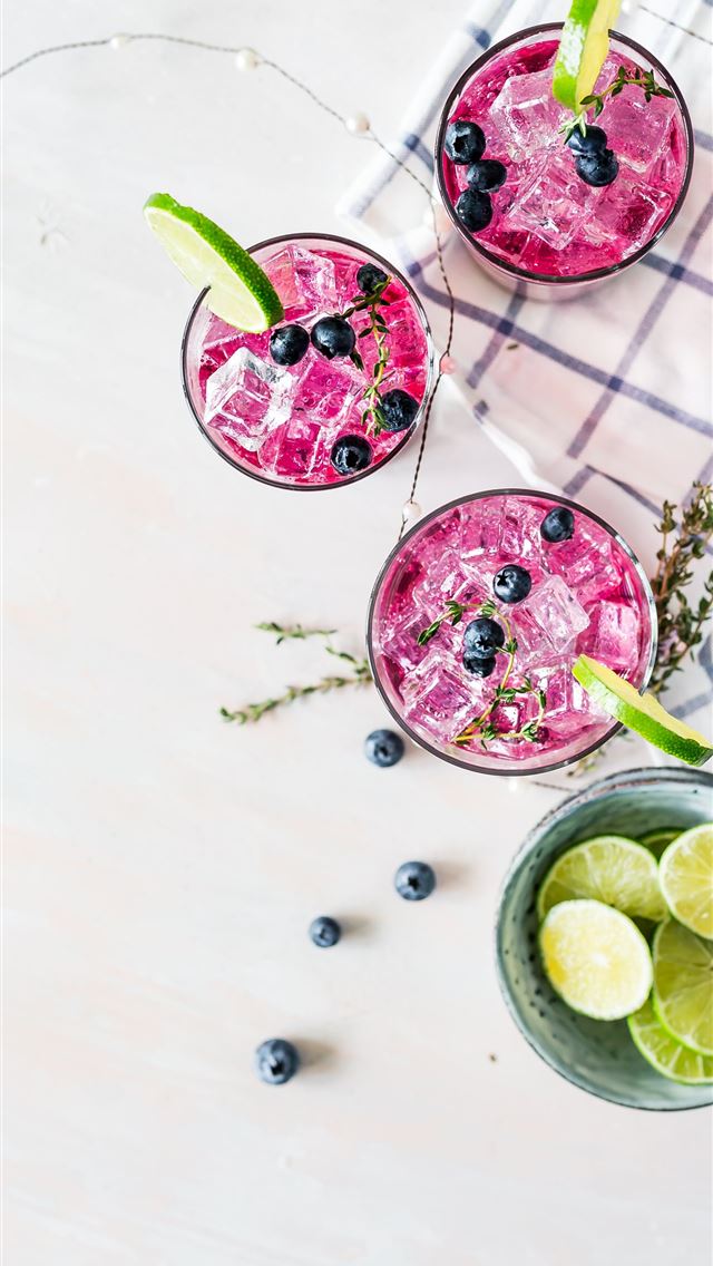 1284x2778 pink liquids served in drinking glasses - summer iPhone Wallpaper