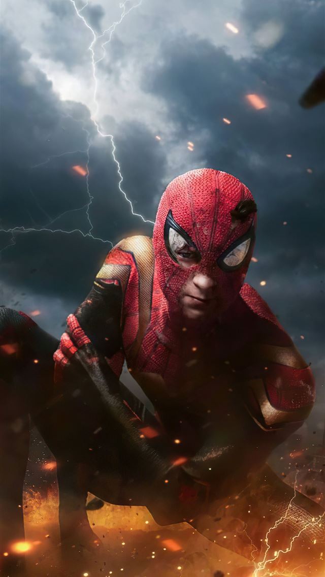 1284x2778 injured spiderman -  iPhone Wallpaper