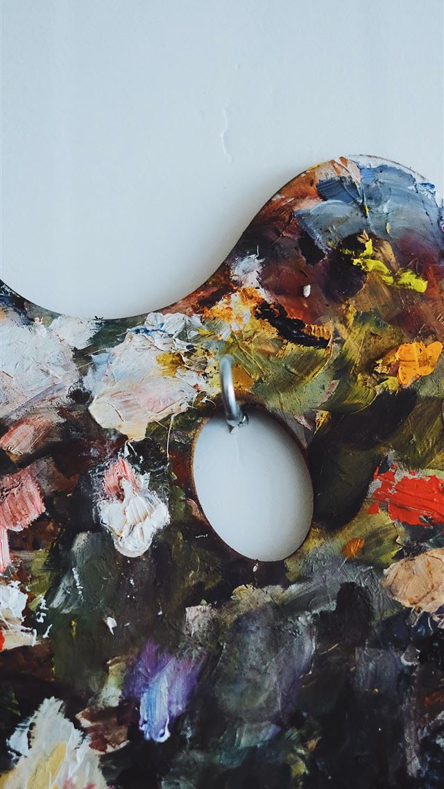 1284x2778 black white and red abstract painting - united kingdom iPhone Wallpaper