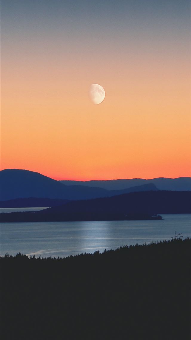 1284x2778 silhouette mountains -  iphone 13 Wallpaper