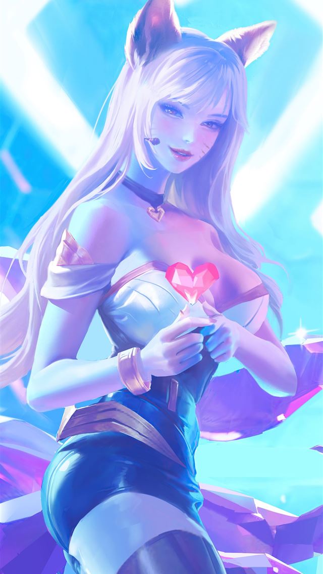 1284x2778 ahri in league of legends 4k -  iPhone Wallpaper