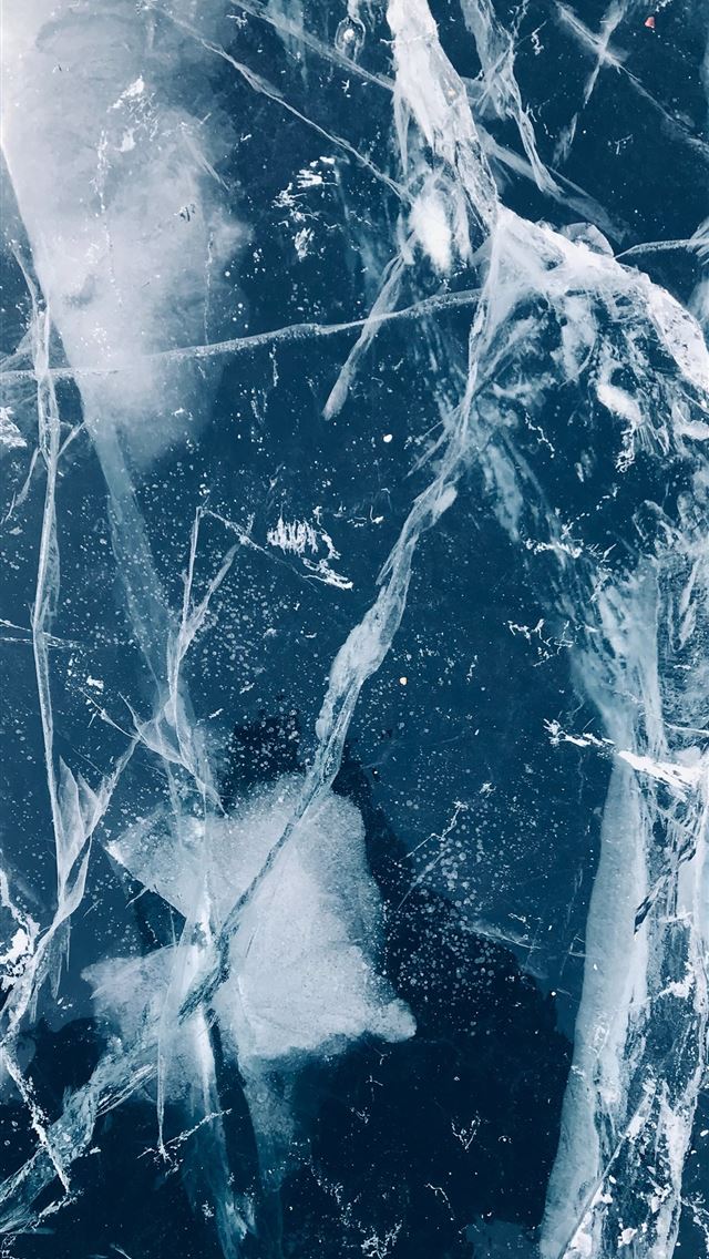 cracked on ice surface iPhone Wallpapers Free Download