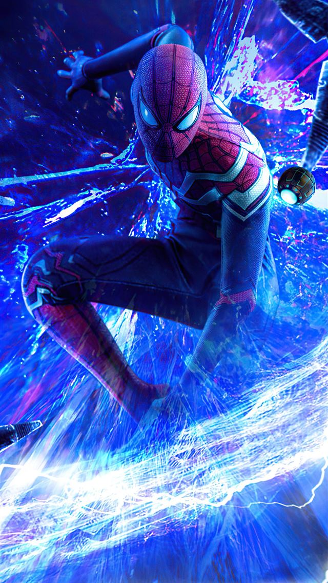 1284x2778 spider man no way home doctor octopus fight 4k -  iphone 13 Wallpaper
