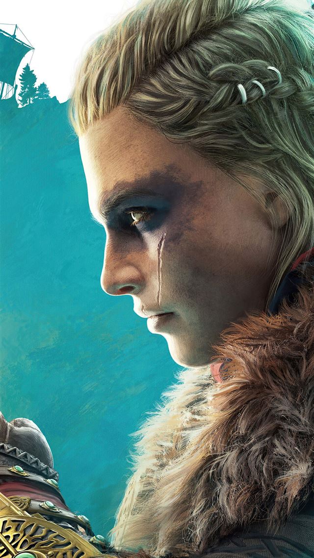 1284x2778 eivor assassins creed valhalla 5k -  iPhone Wallpaper