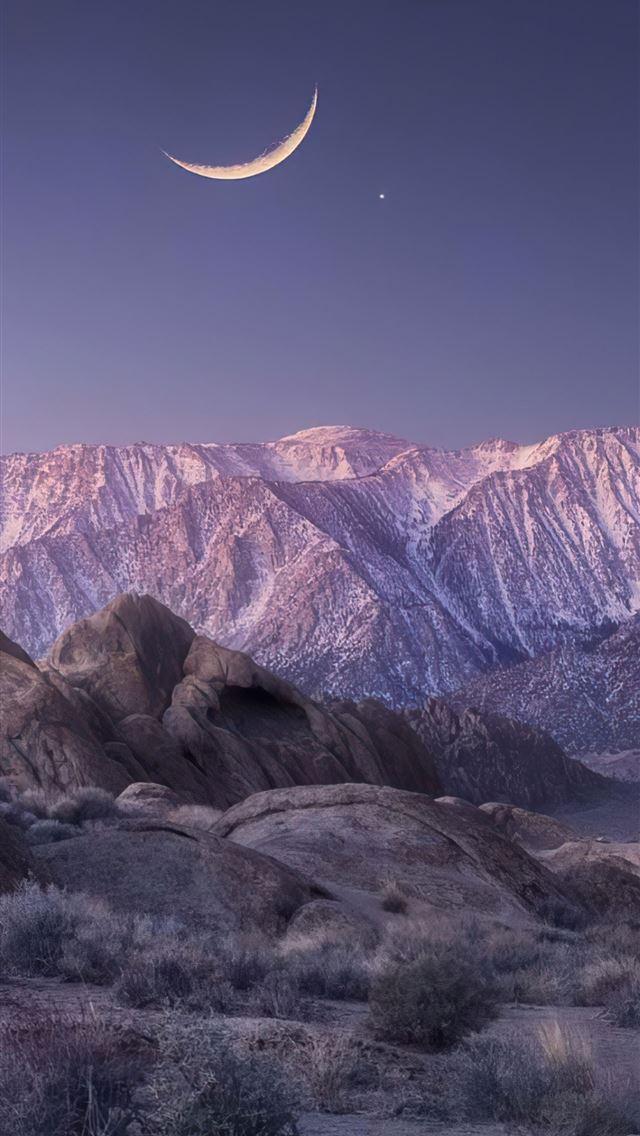 1284x2778 twilight at the california eastern sierra 4k -  iPhone Wallpaper
