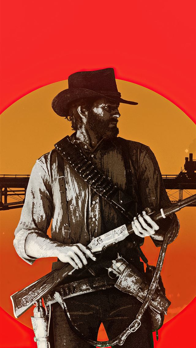 1284x2778 2022 red dead redemption ii 5k -  iPhone Wallpaper