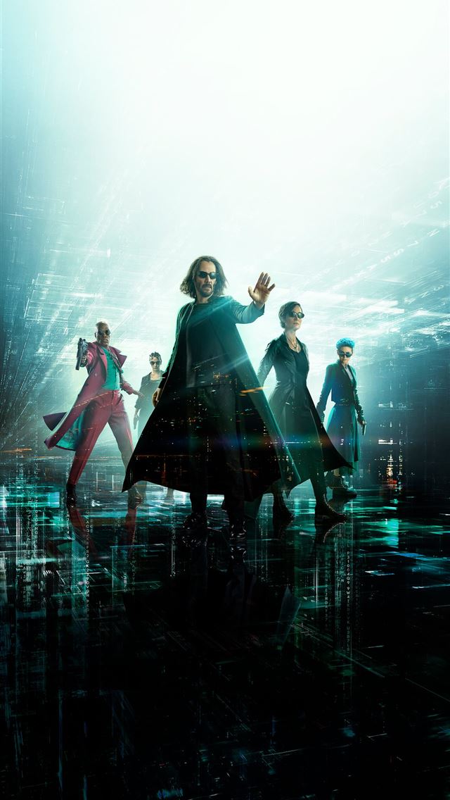 640x1136 2021 the matrix resurrections 5k -  iPhone Wallpaper