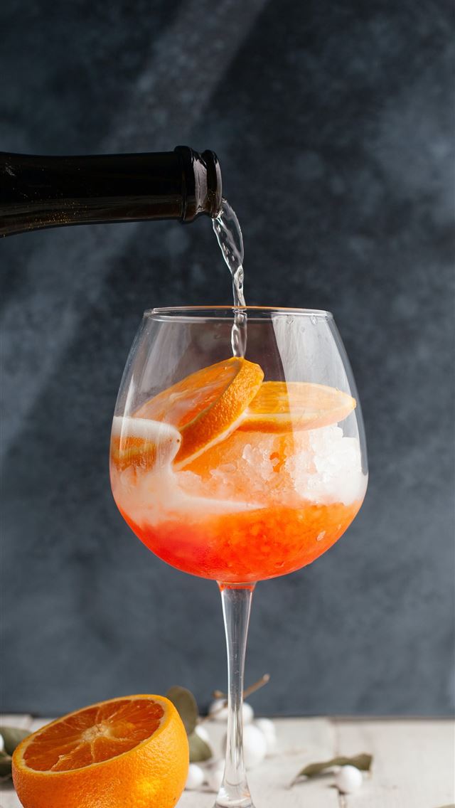 1284x2778 clear wine glass - summer iPhone Wallpaper