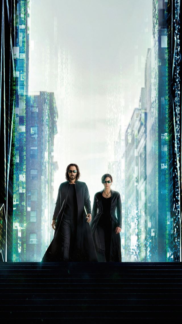 1284x2778 the matrix resurrections 2021 5k -  iPhone Wallpaper