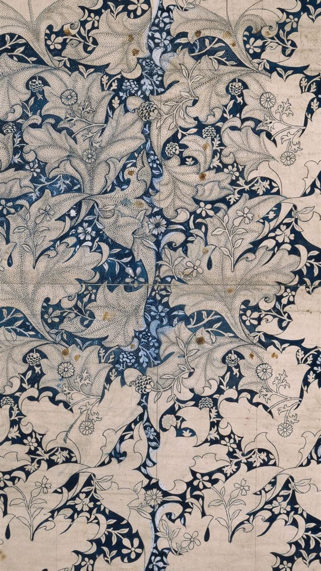 1284x2778 blue and white abstract painting -  iPhone Wallpaper