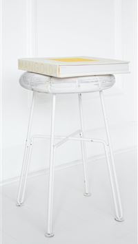 Mangold box on white stool wallpaper