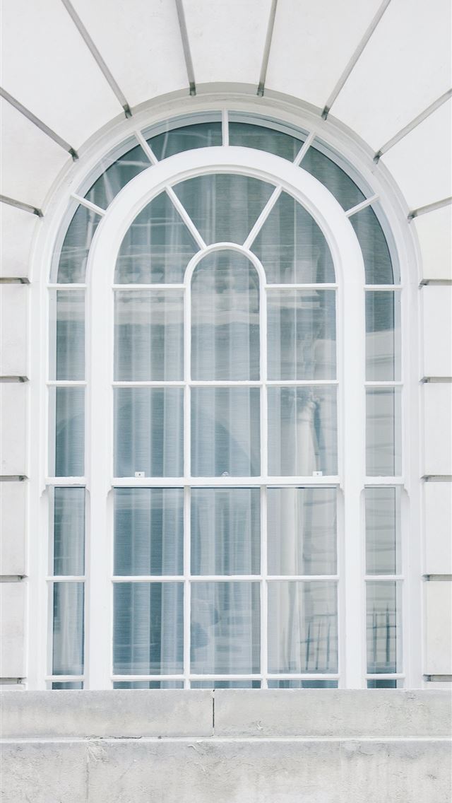 1284x2778 glass window with white steel frame - united kingdom iPhone Wallpaper