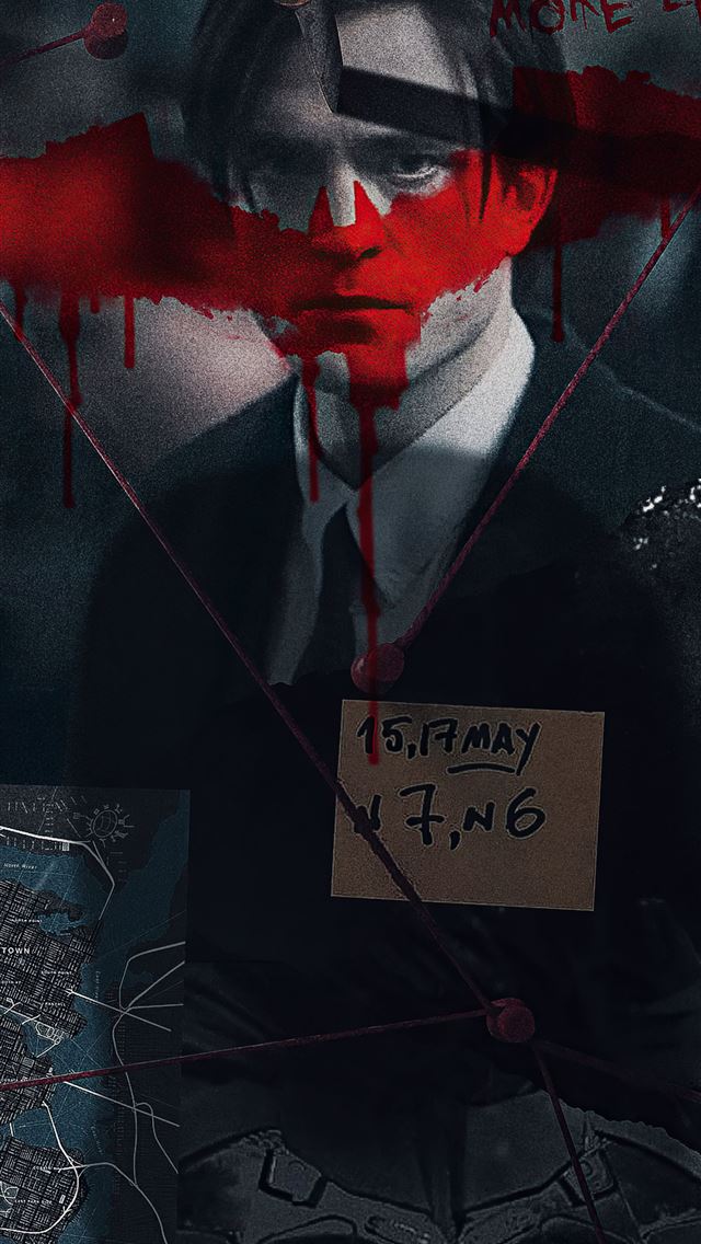 1284x2778 the batman robert pattinson poster art -  iPhone Wallpaper