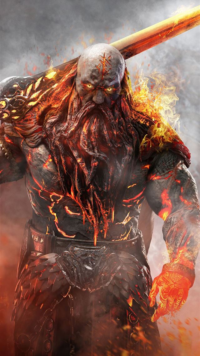 1284x2778 surtr assassins creed valhalla 4k -  iPhone Wallpaper