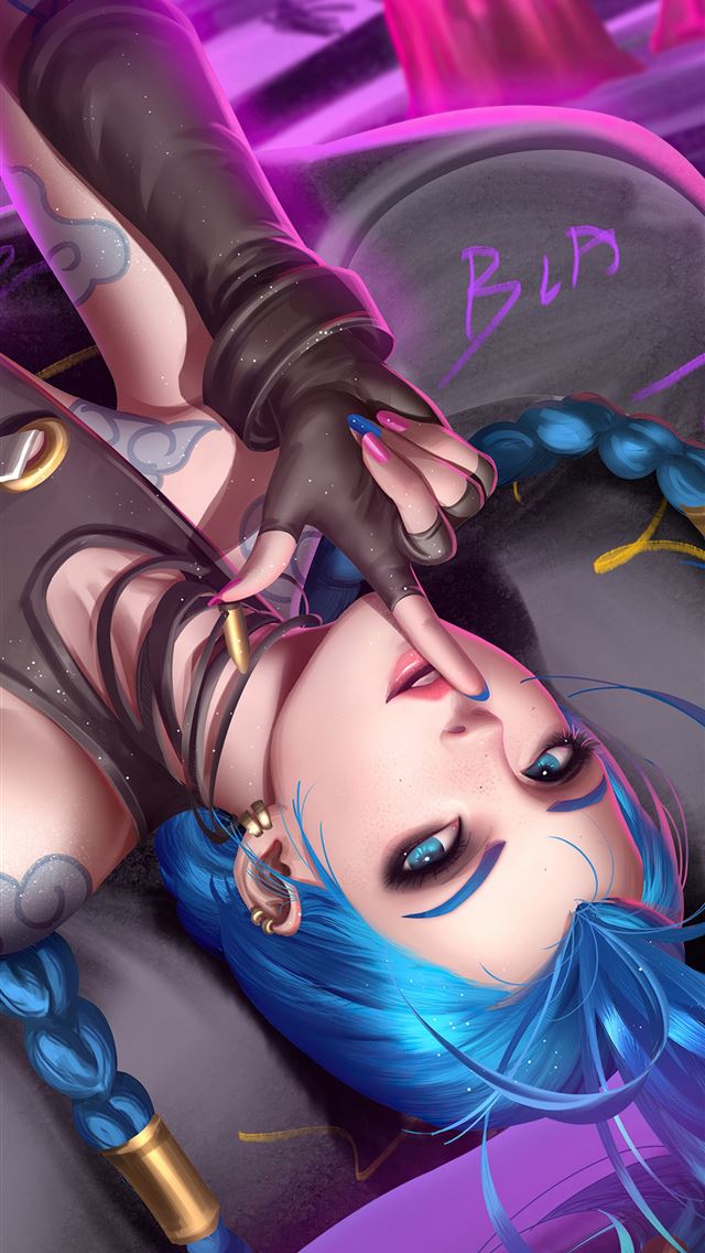 1284x2778 2022 jinx league of legends 5k -  iPhone Wallpaper
