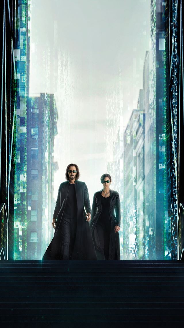 1284x2778 the matrix 4 8k -  iPhone Wallpaper