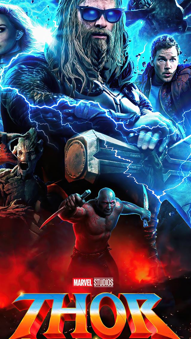 640x1136 2022 thor love and thunder 4k -  iPhone Wallpaper