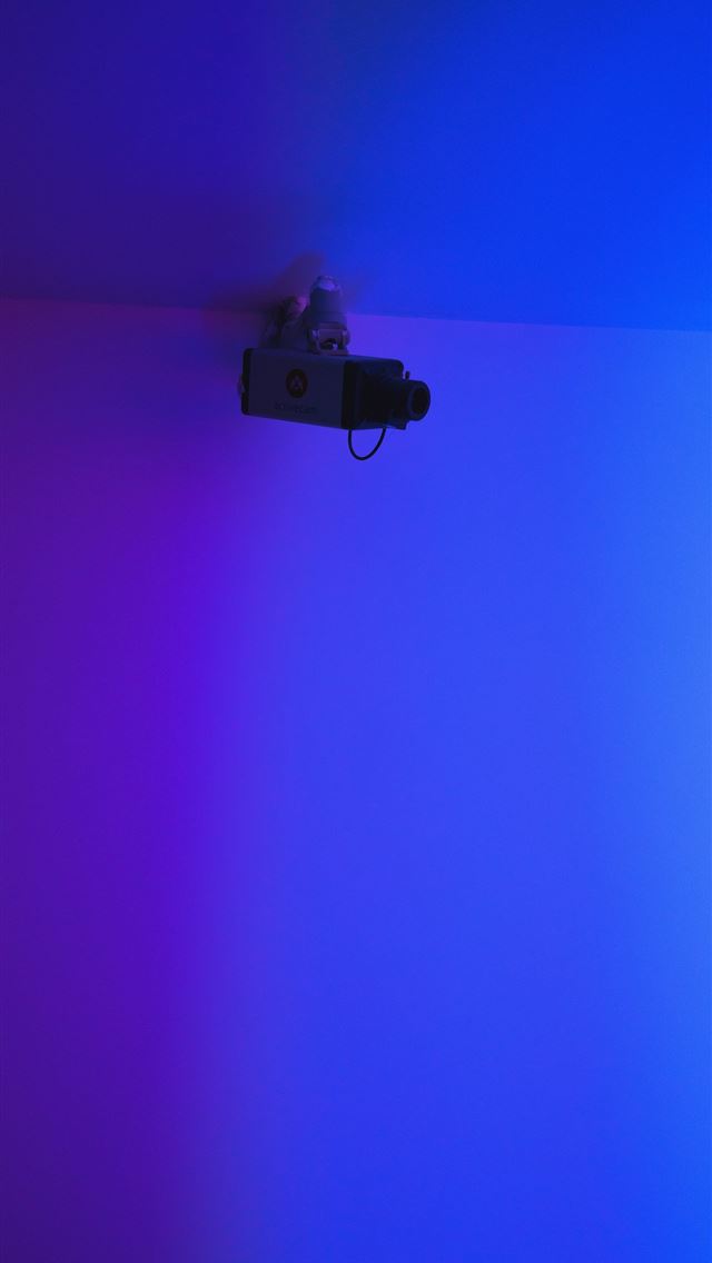 1284x2778 bullet surveillance camera - gradient iPhone Wallpaper