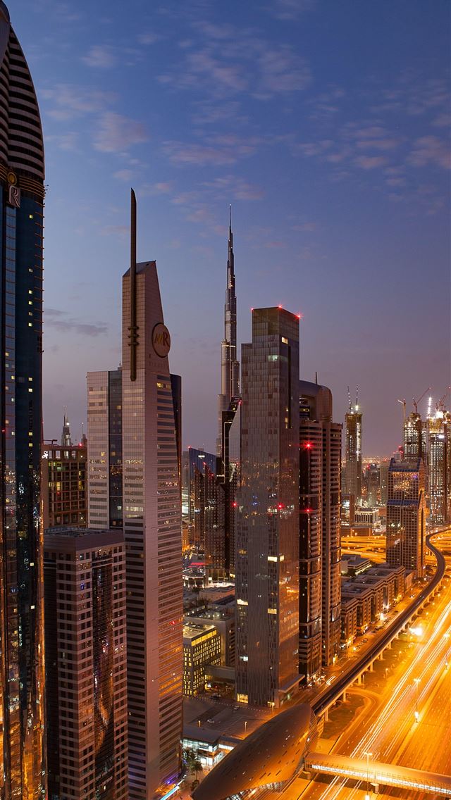 1284x2778 architectural photography of buildings - dubai iPhone Wallpaper