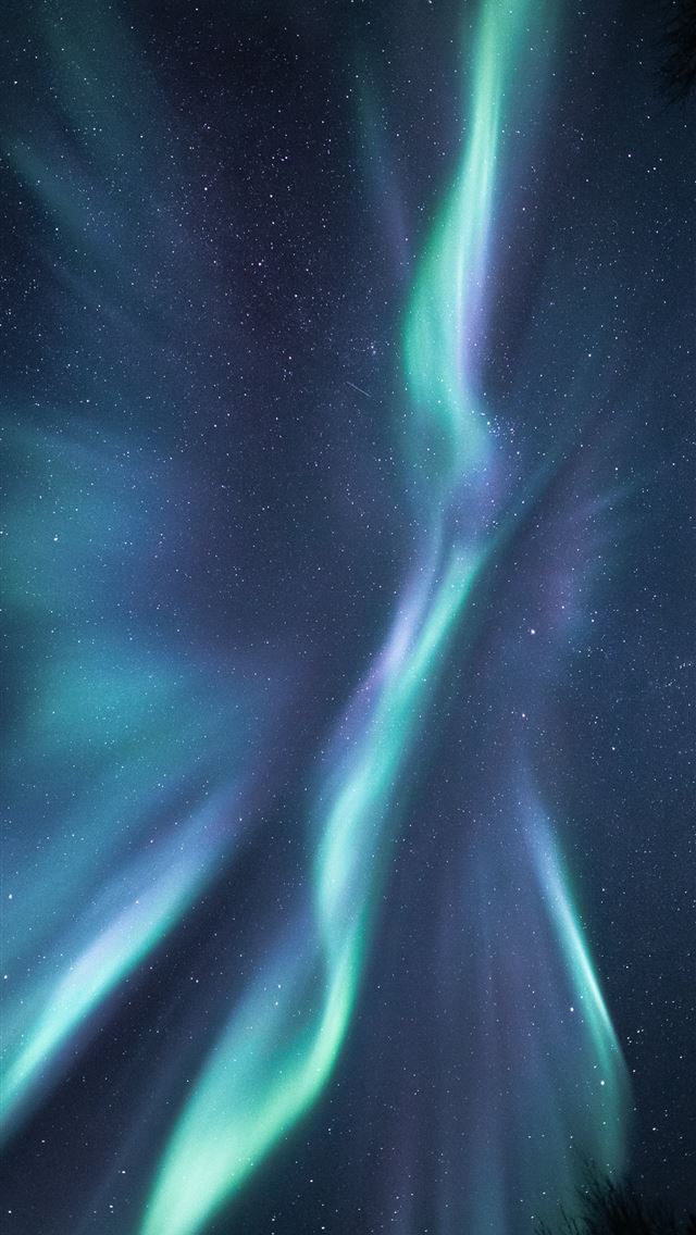 1284x2778 blue and white light in dark room - sky iPhone Wallpaper