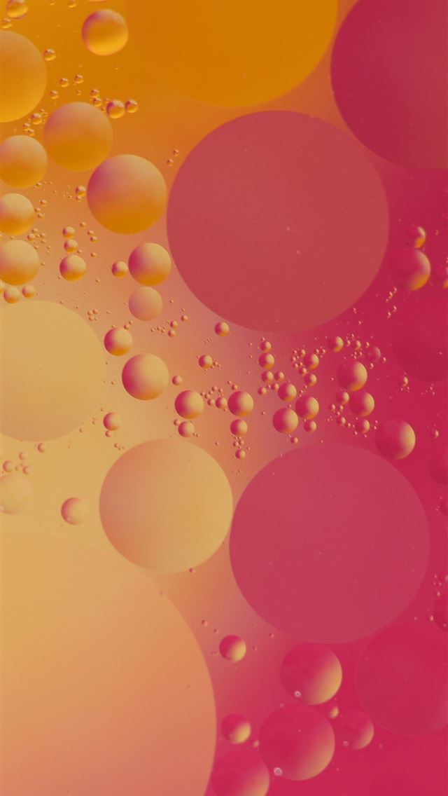 1284x2778 pink and orange bubble digital wallpaper - pink iPhone Wallpaper