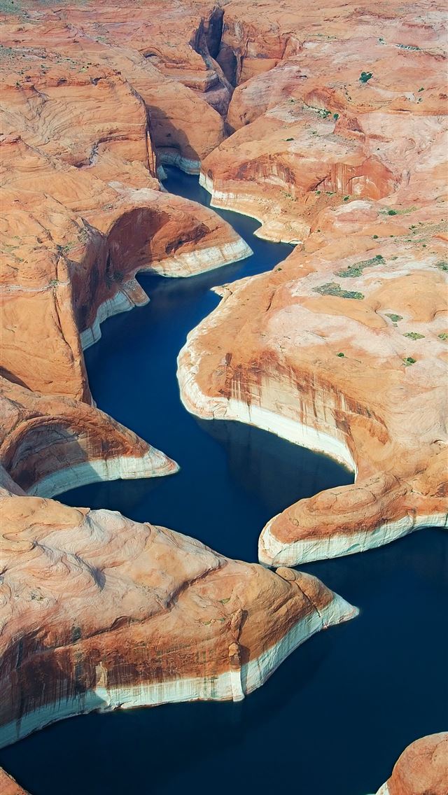 1284x2778 river in between mountains - mountain iPhone Wallpaper