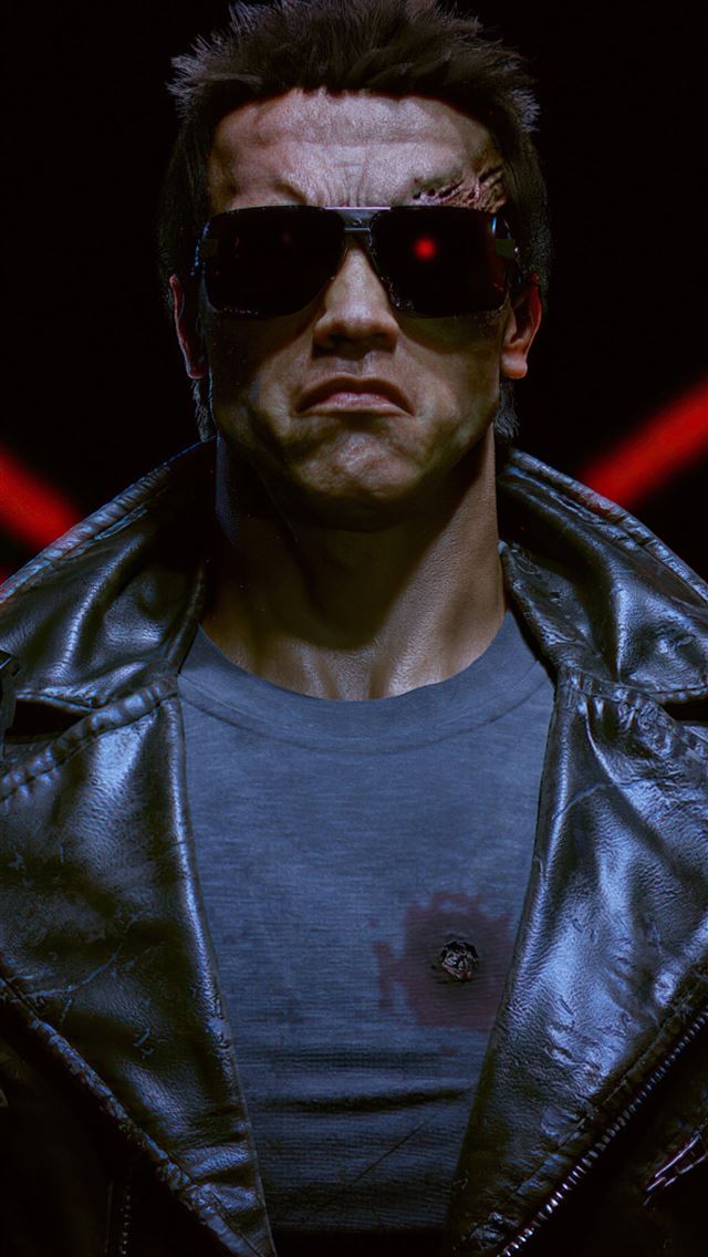 1284x2778 the terminator 4k - movies iPhone Wallpaper