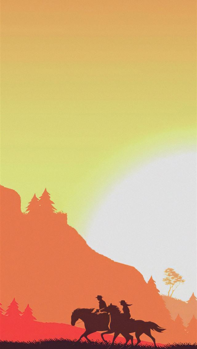 1284x2778 red dead redemption minimal 4k -  iPhone Wallpaper
