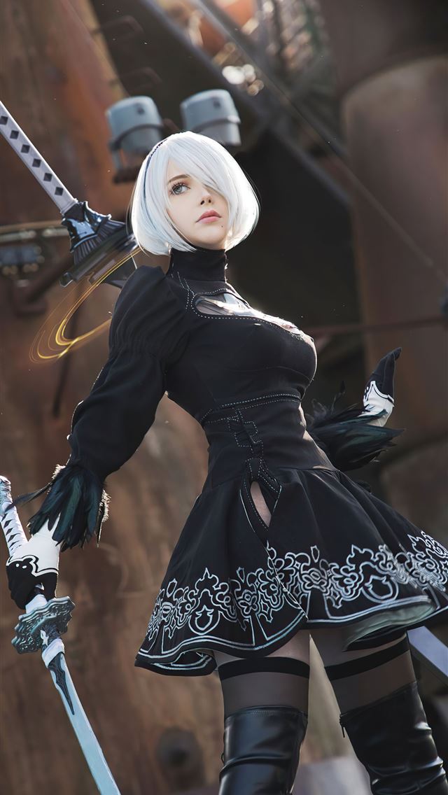 640x1136 2bnier automata cosplay 2022 -  iPhone Wallpaper