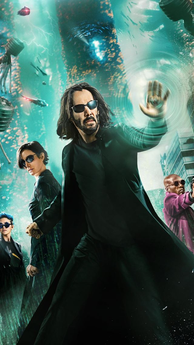 1284x2778 the matrix resurrections 10k - movies iPhone Wallpaper