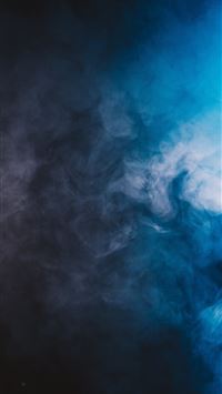 blue and white clouds painting wallpaper