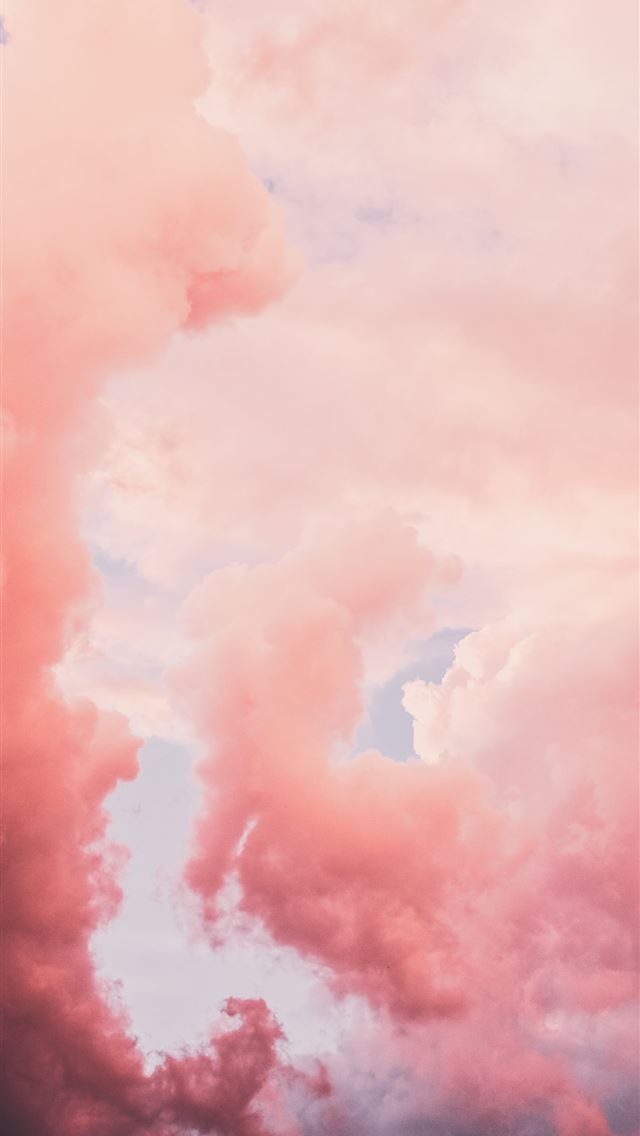 1284x2778 brown clouds - pink iPhone Wallpaper