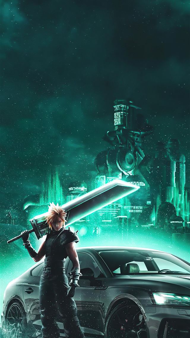 1284x2778 final fantasy vii 2022 4k -  iphone 13 Wallpaper