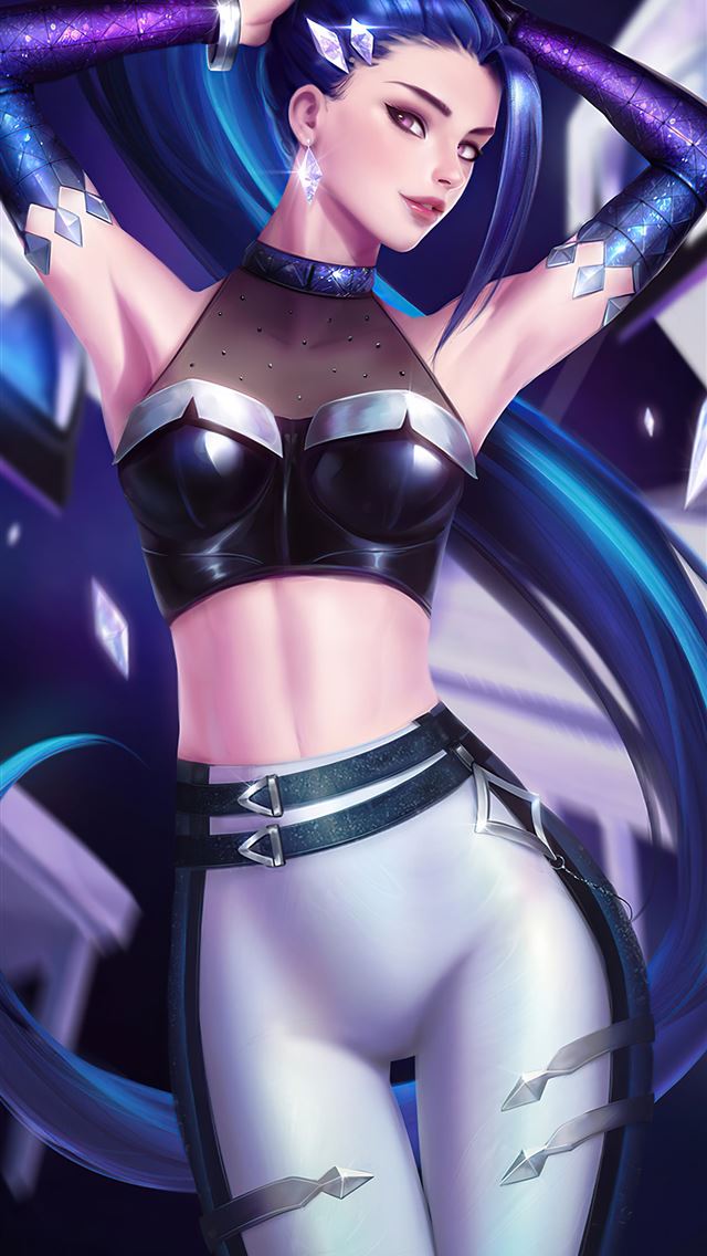 640x1136 kda all out of kaisa -  iPhone Wallpaper