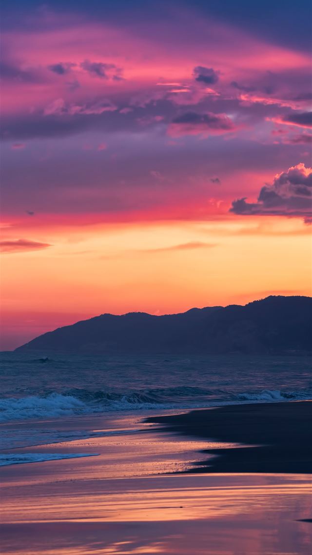 640x1136 coast sunrises sky catalonia -  iPhone Wallpaper